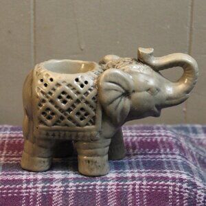 Elephant Ceramic Tea Light Holder